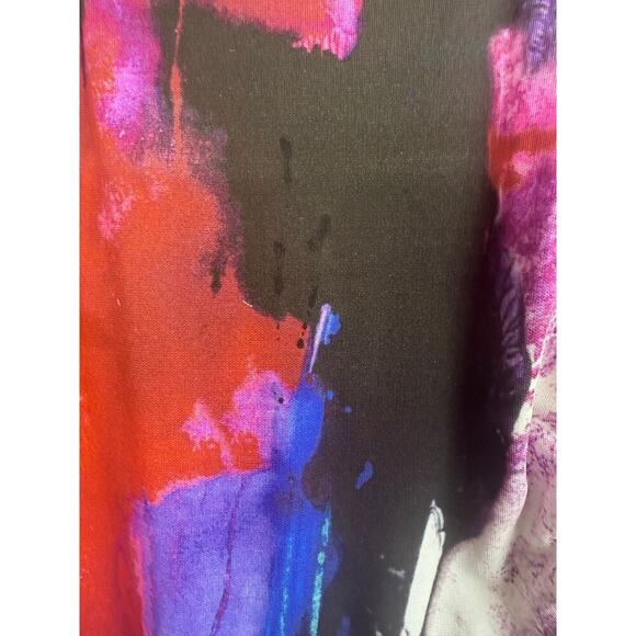 Escada Vintage Delphi Fantasy Top RARE size 40 US size 10 gold zipper hardware - Picture 2 of 9